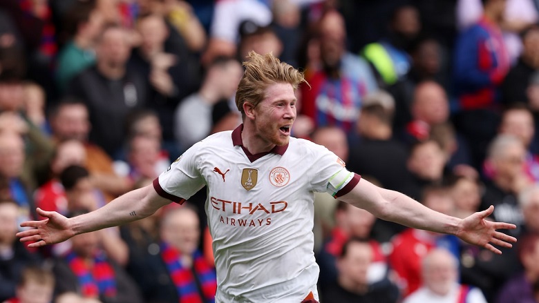 Manchester City přišel zezadu, aby porazil Crystal Palace mimo domov